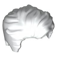 Lego Hair Swept Left Tousled [Plain] / White
