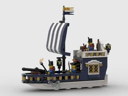 Blue Imperial Sailboat