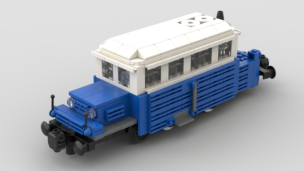 Lego Draisine SNCF BLUE (Motored and unmotered)