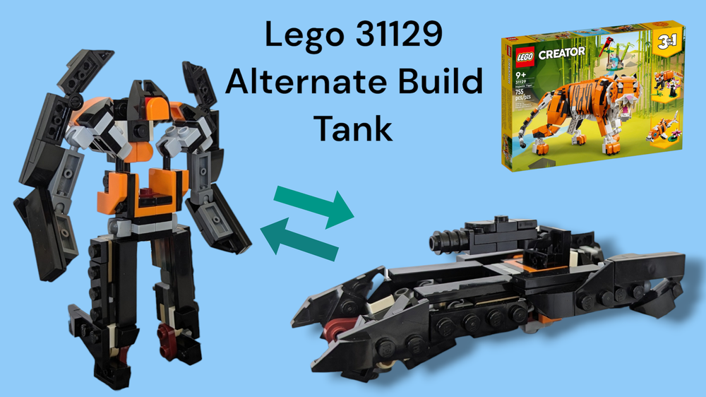 Lego 31129 Transformer Tank Alternate build