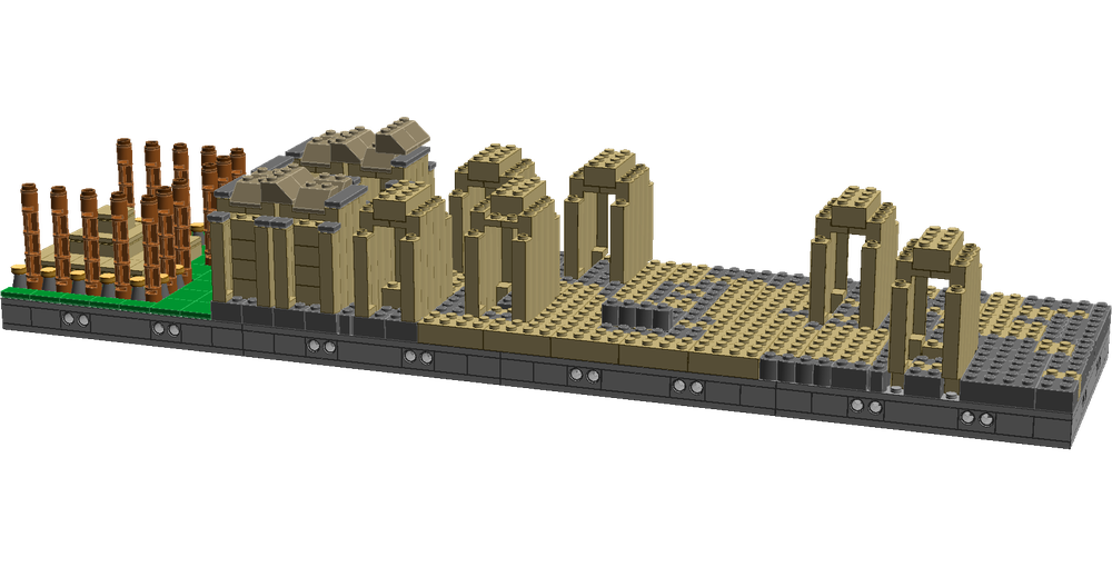 Lego Ancient Egypt Pt 22 QUEENS PYRAMID NUMBER 3 AND MENKAURES QUARRY