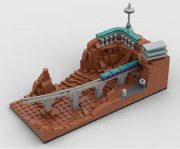 A train on Mars