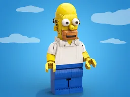 Upscaled Minifigure Homer