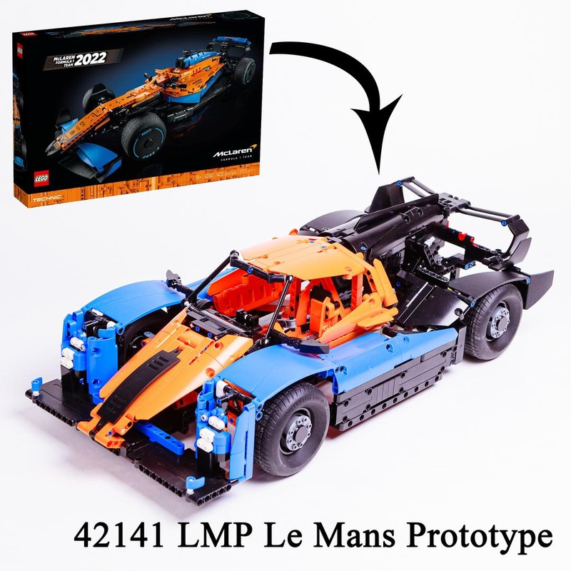 Lego LMP Le Mans Prototype (42141 McLaren Formula 1 c-model)