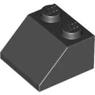 Brick Sloped 45° 2 x 2 / Black