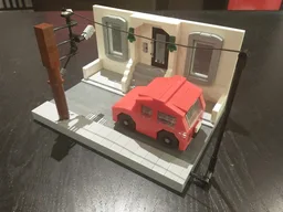 Apartment Entrance & Street Diorama