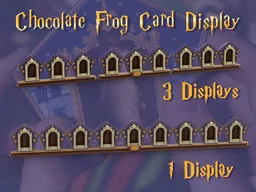 Chocolate Frog Cards Display