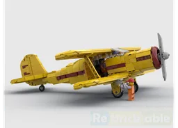 Biplane Beechcraft Staggerwing Model 17