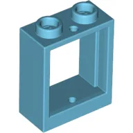 Window 1 x 2 x 2 Flat Front / Medium Azure
