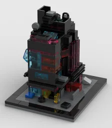 Micro Cyberpunk Building