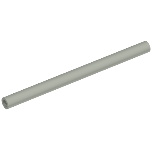 Lego Hose, Pneumatic 4mm D. 7L / 5.6cm / Light Gray