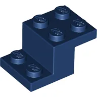 Bracket 3 x 2 x 1 1/3 with Pin Bottom / Dark Blue