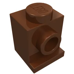 Brick Special 1 x 1 with Headlight / Reddish Brown