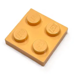 Plate 2 x 2 / Warm Yellowish Orange