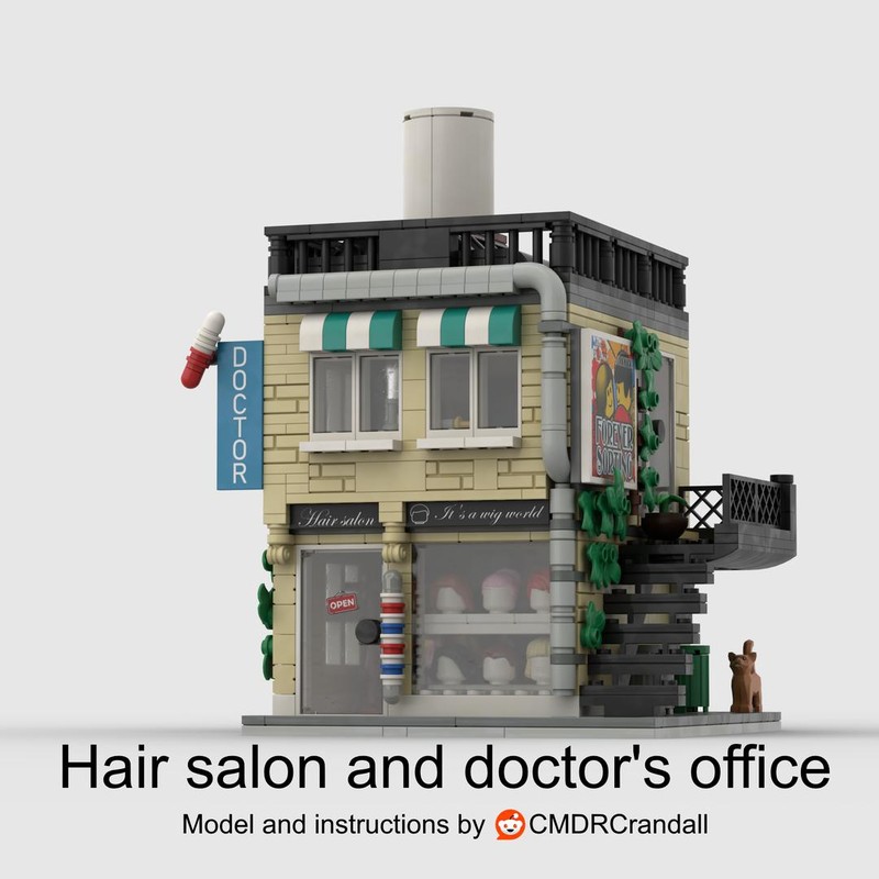 Lego Hair salon and doctor's office