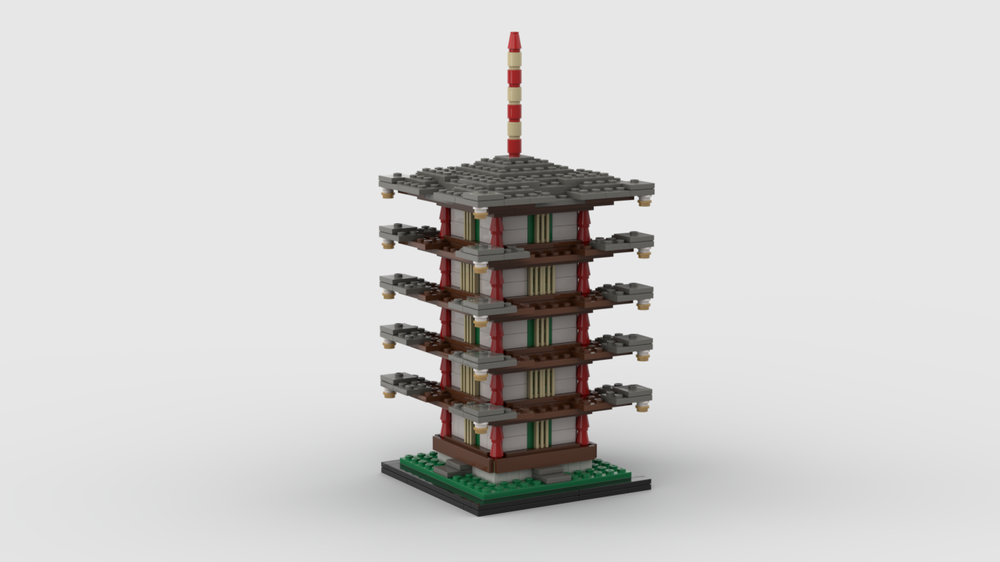 Lego Japanese pagoda