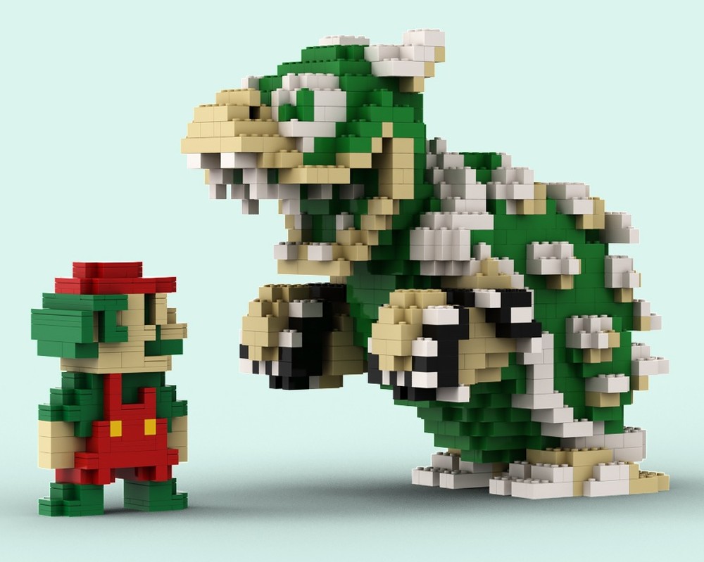 Lego Mario and Bowser