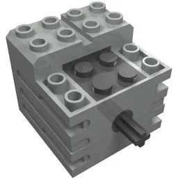 Motor, 9V Mini [Old Style] / Light Gray
