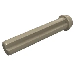 Technic Axle 3 with Stud / Dark Tan