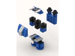 Warhammer 40k Dreadnought (micro) - blue