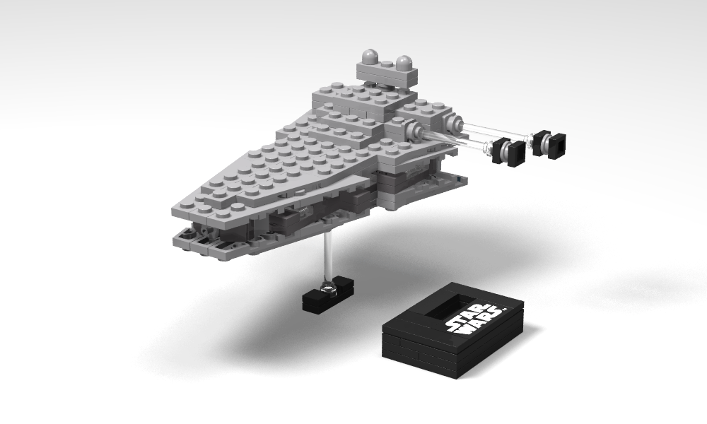 Lego Imperial navy - ISD mini with nano Ties