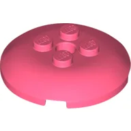 Dish 4 x 4 with 4 Studs / Coral