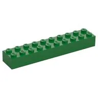 Brick 2 x 10 / Green