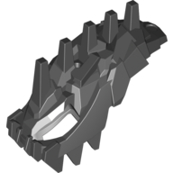 Lego Large Figure Mask Stronius (Rock Mask) / Black