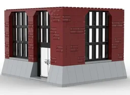 Industrial corner facade