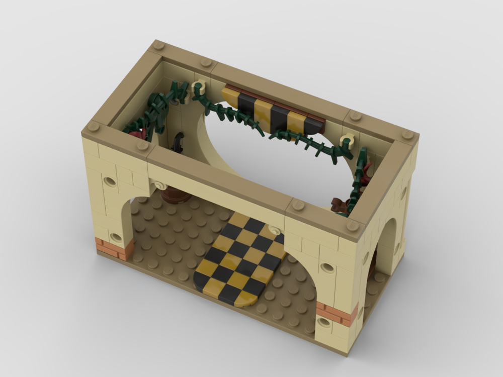 Lego Hufflepuff Common Room Inside Entrance