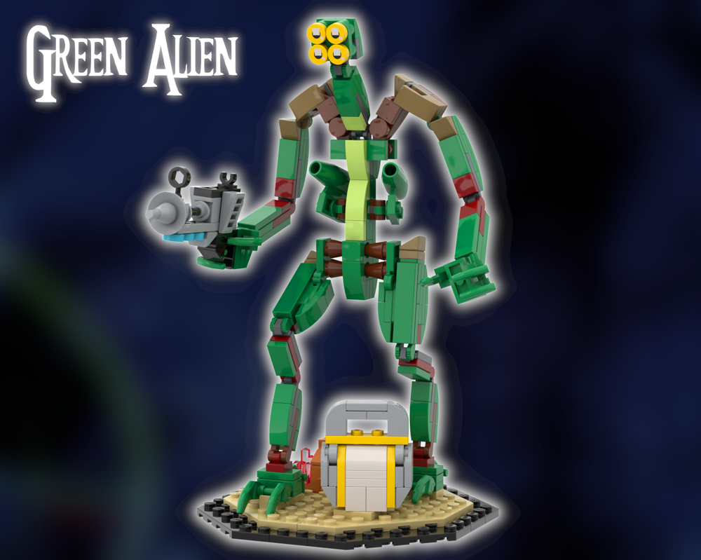 Lego Green Alien (TimeSplitters)