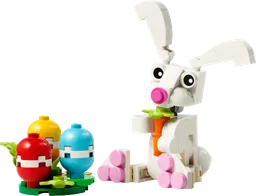 Easter Bunny with Colourful Eggs