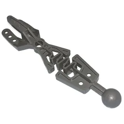 Large Figure Skeletal, Arm Forked with Flexible Center and Ball Joint / Dark Gray