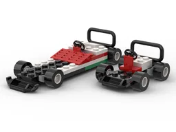30314 x2 F1 car & small car