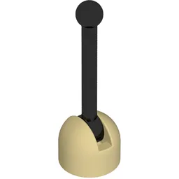 Lever Small Base with Black Lever / Tan