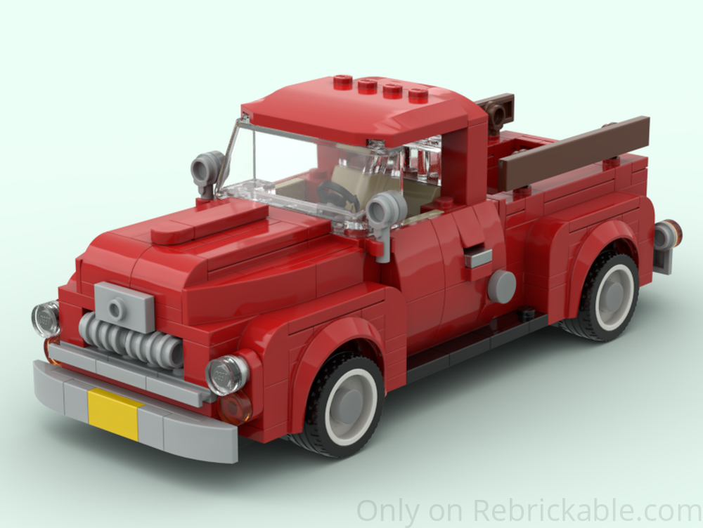 Lego 8-wide 10290 Vintage 1950s Pickup Truck