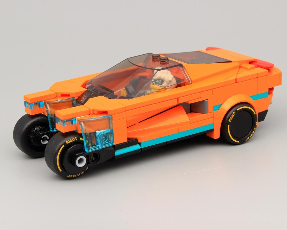 Lego Cyberpunk car - Orange