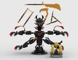 MOC - Ninjago - Corrupted Wolf Mech