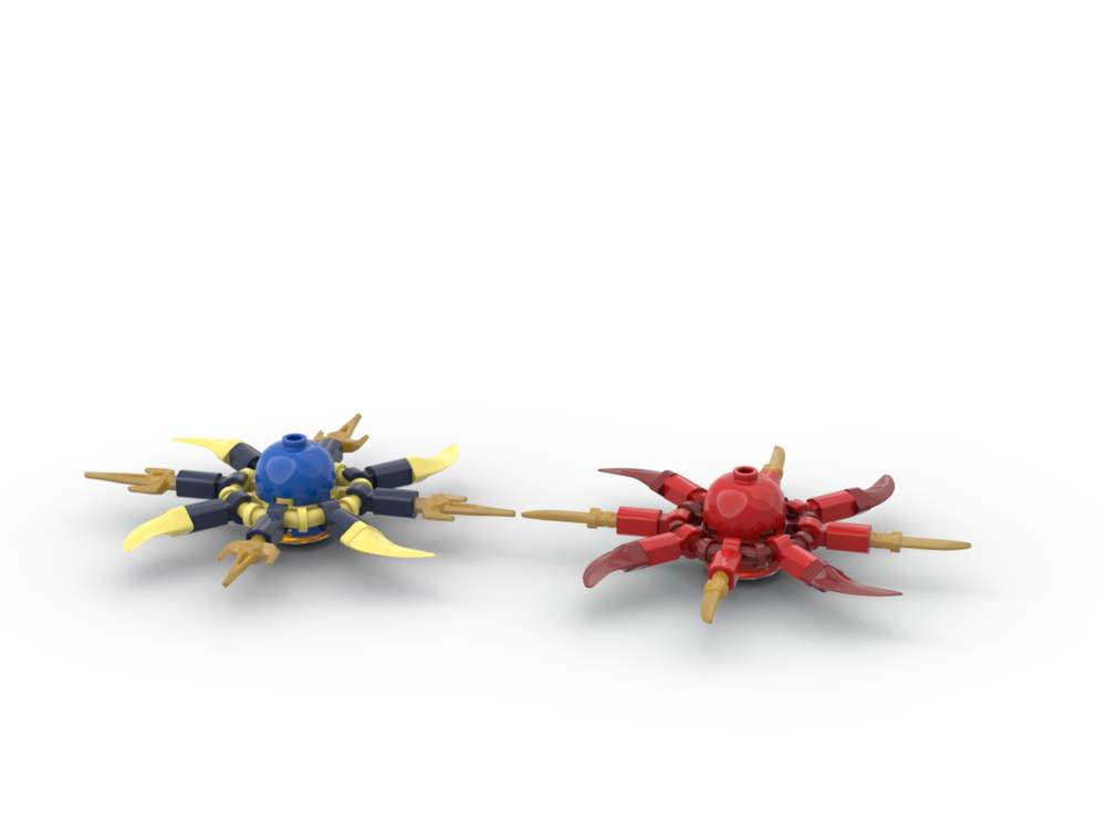 Lego kai and jay spinners battle