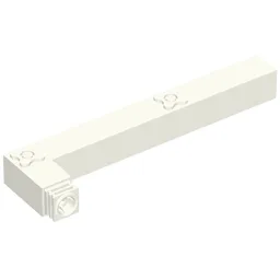 Scala, Building, Support L 18 Studs Long [Complete Assembly] / White