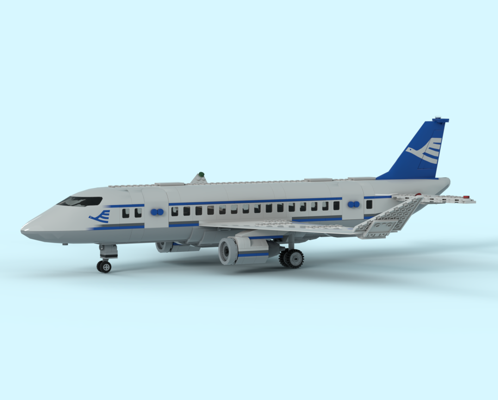 Lego passenger plane *REMASTERED*