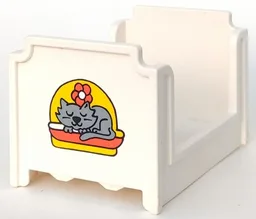 Duplo Bed, Bunk with Cat Print