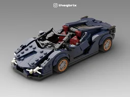 Lamborghini Sian Roadster - DarkBlue