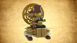 Steampunk Time Traveller, Time Machine MOC