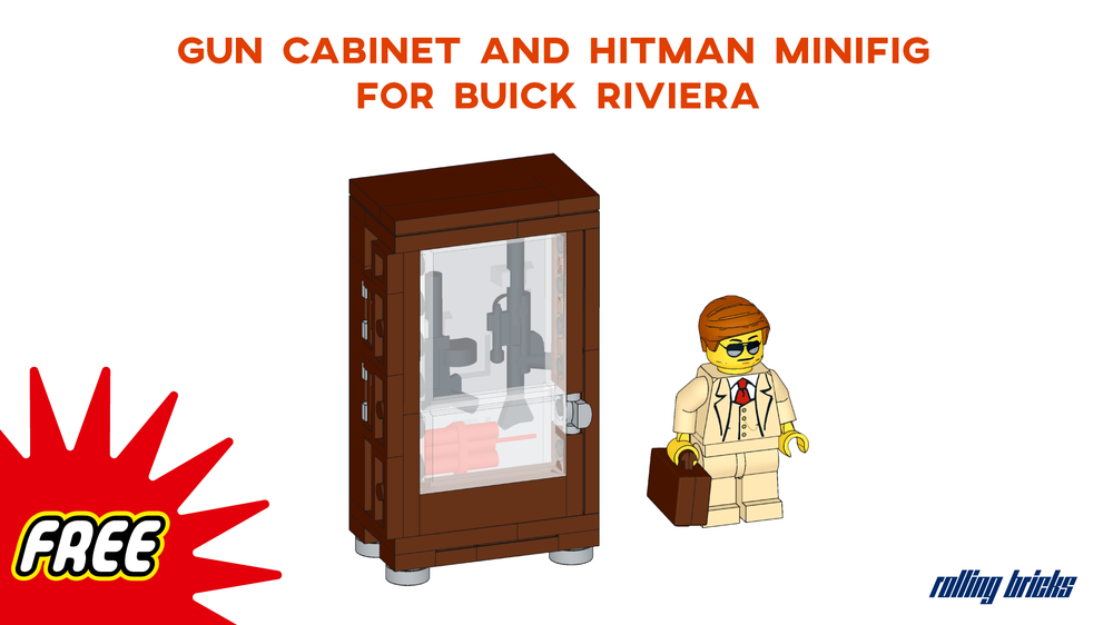 Lego Gun Cabinet and Hitman Minifig for Buick Riviera