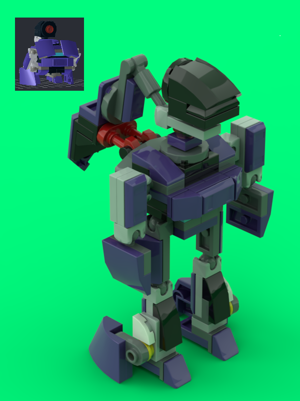 Lego Monster transformer from LEGO set 76831: Zurg Battle