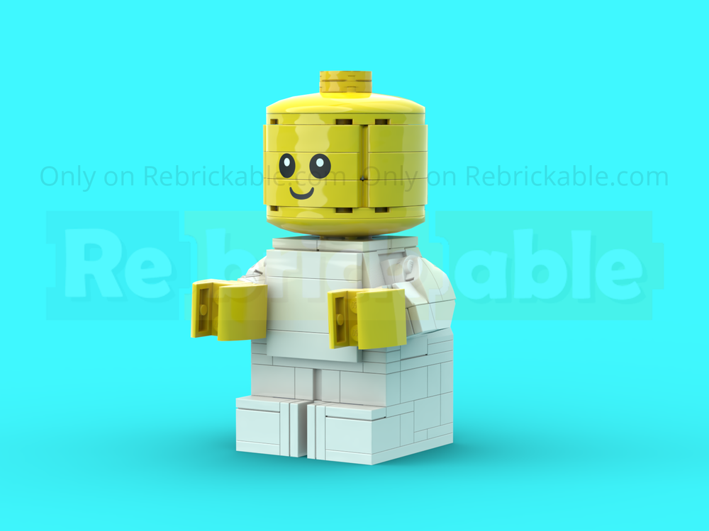 Lego 6:1 Upscaled Baby Minifigure