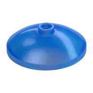 Lego Dish 3 x 3 Inverted [Radar] / Opal Trans-Dark Blue