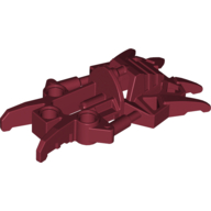 Lego Large Figure Foot, Claws, Toa Inika / Dark Red