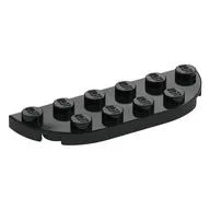 Plate Round Corners 2 x 6 Double